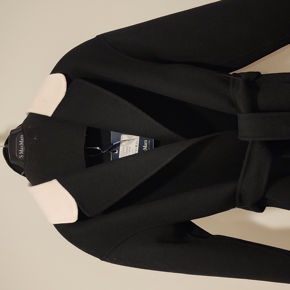 ['S Max Mara] MaxMara New w/ Tag, Never Worn, Wool Belted Coat, US 6 - Picture 2 of 14